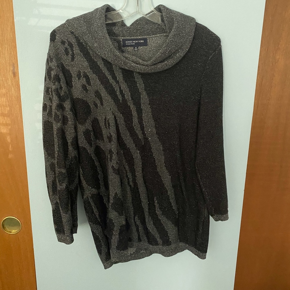 Classic Cowl Neck Tunic Sweater